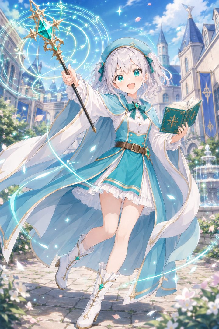 LUMIÈRE 公式イラスト ── 星降る夜の観測