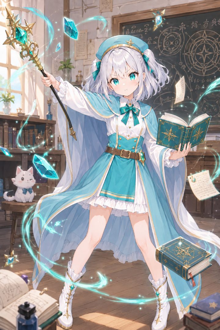 LUMIÈRE 公式イラスト ── 観測当番の午後